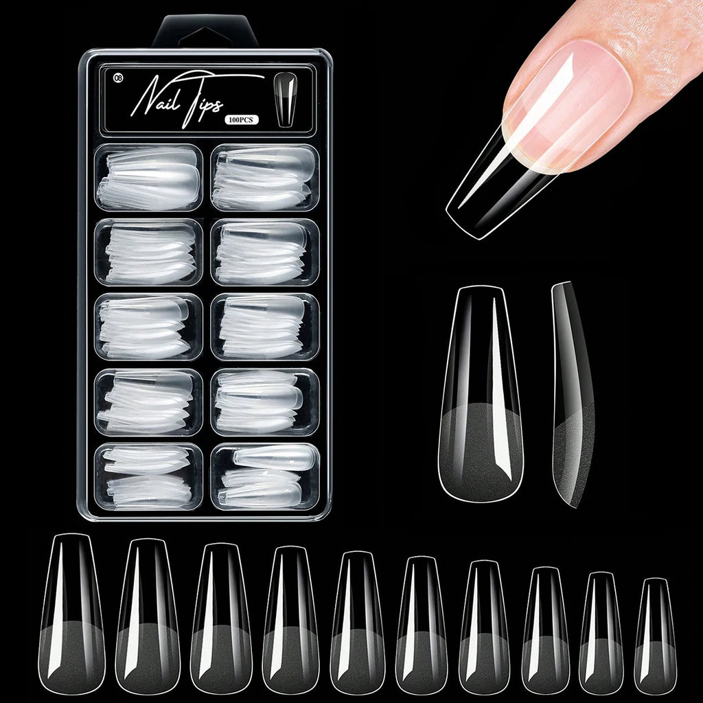 Capsules Gel Professionnelles – Faux Ongles Amande Courte