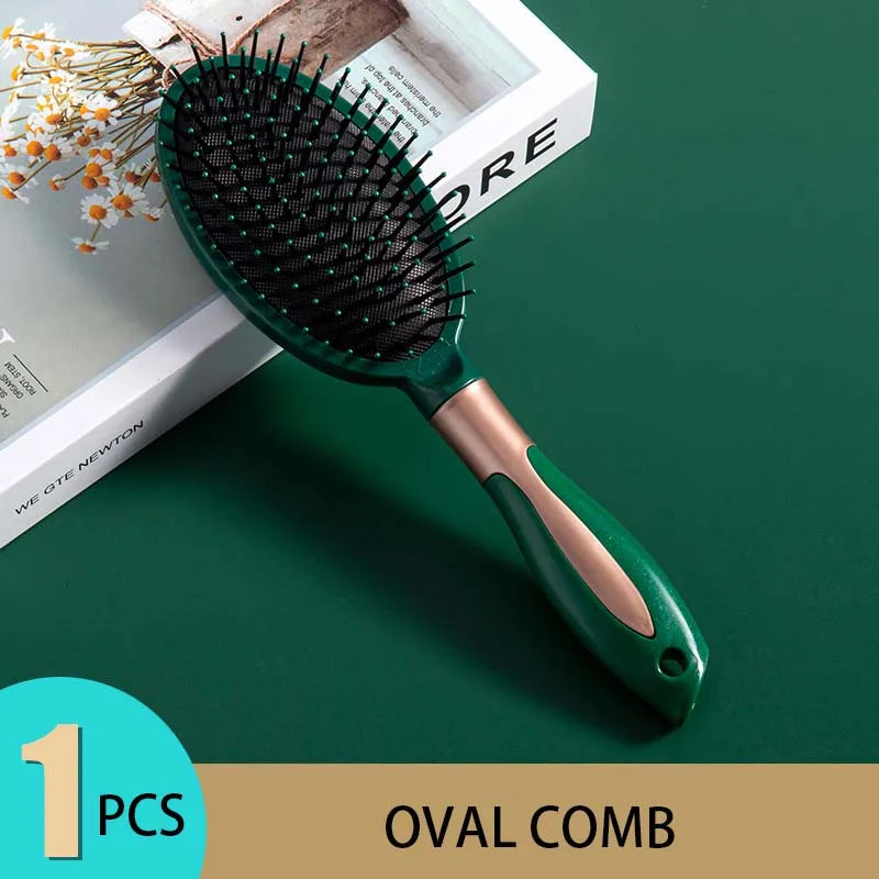 Brosse De Massage Pour Cuir Chevelu - Stimule et Démele en Douceur