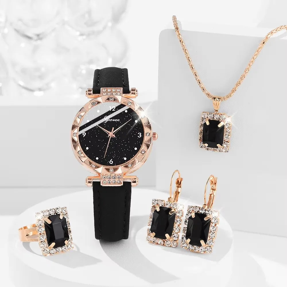 Coffret Montre Femme Signature – Éclat Précieux & Parure Élégante