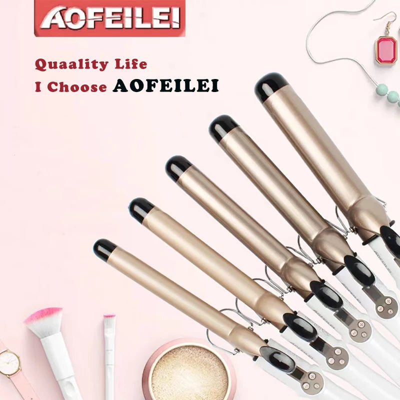 ✨ Boucleur Professionnel Premium™ – 9 à 38 mm • Température Réglable • Écran LCD