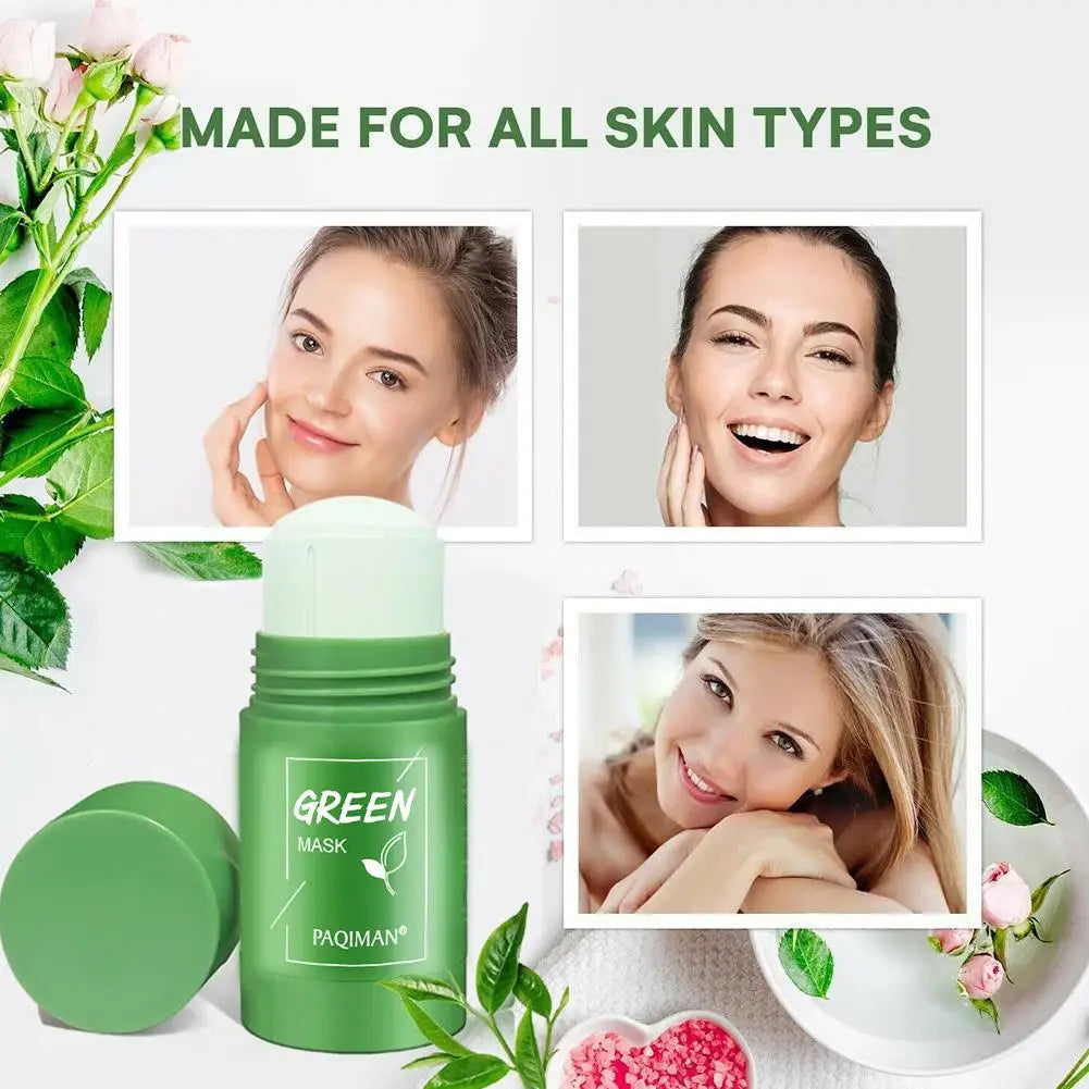 Masque Nettoyant au Thé Vert – Nettoyage Profond & Hydratation