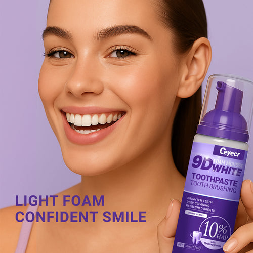 * Dentifrice Mousse 9D Éclat & Blancheur