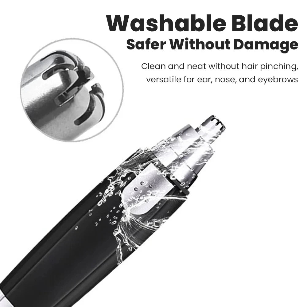 ✨ Tondeuse Électrique 3-en-1 Rechargeable – Nez, Oreilles & Sourcils | Coupe Précise et Sans Douleur ⭐