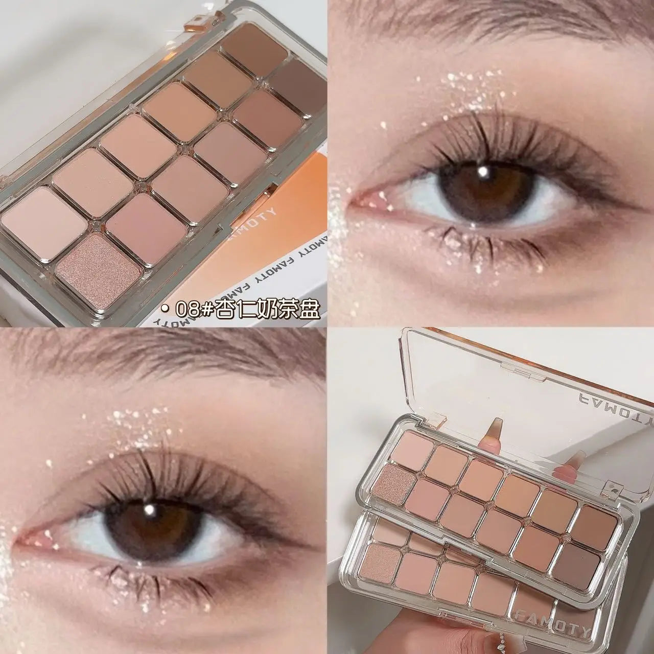Palette Signature Nude 12 Couleurs – Fards à Paupières Velours Longue Tenue