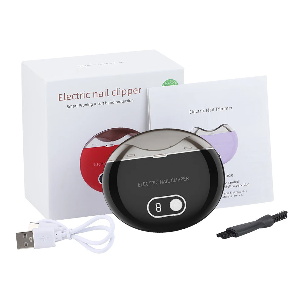 💅 Coupe-Ongles Électrique Rechargeable – Coupe Précise et Sans Effort