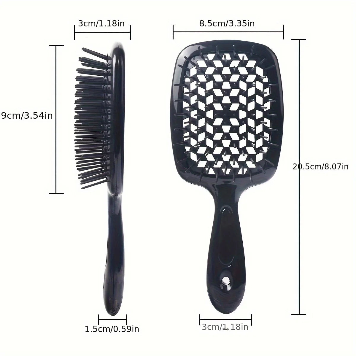 ✨ Brosse Démêlante Premium – Massage du Cuir Chevelu & Anti-Statique
