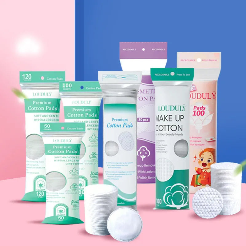 Disques Démaquillants Premium Double Face – Douceur, Nettoyage du Visage & Retrait du Vernis