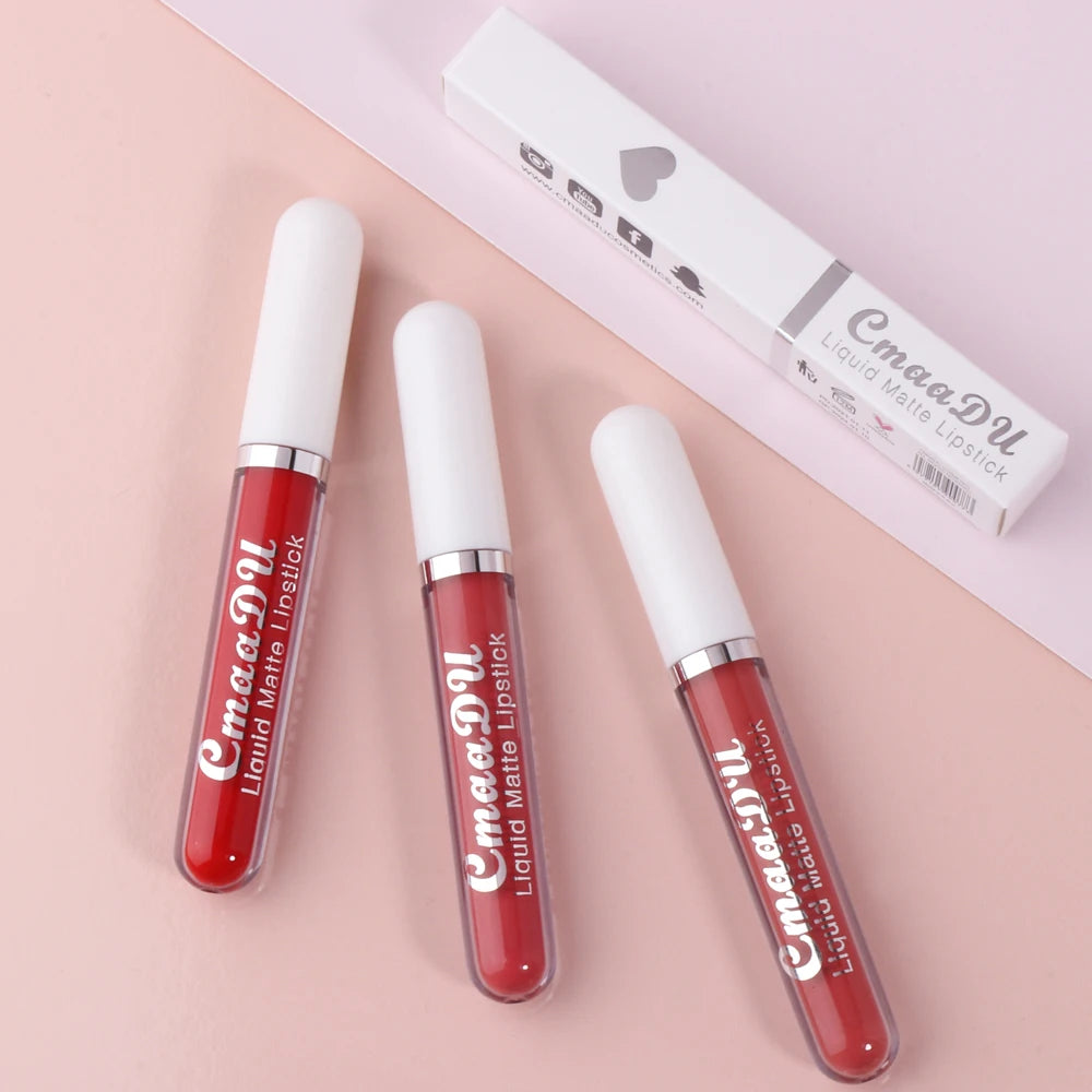 Rouge à Lèvres Liquide Mat Longue Tenue - Couleurs Intenses