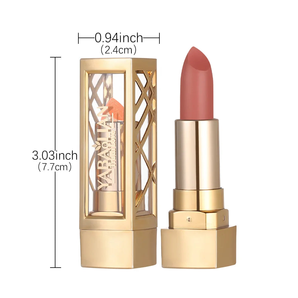 Rouge à Lèvres Mat Longue Tenue Waterproof – Finition Velours & Confort Hydratant