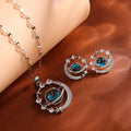 Collier Constellation Luxe – Planète et Lune