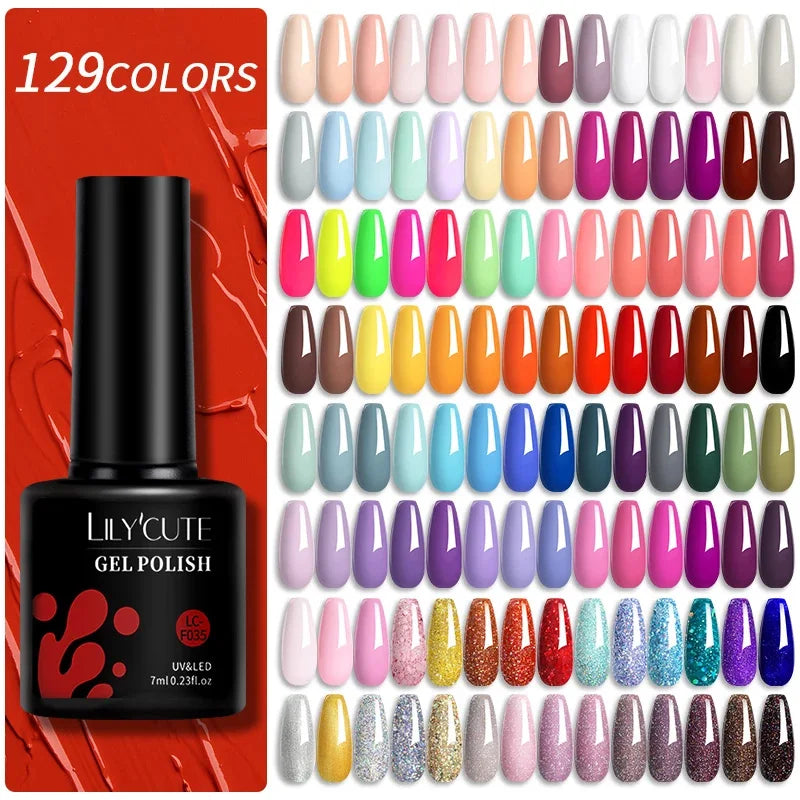 Vernis Semi-Permanent Professionnel 7 ml – Haute Pigmentation, Brillance Miroir & Longue Tenue UV/LED