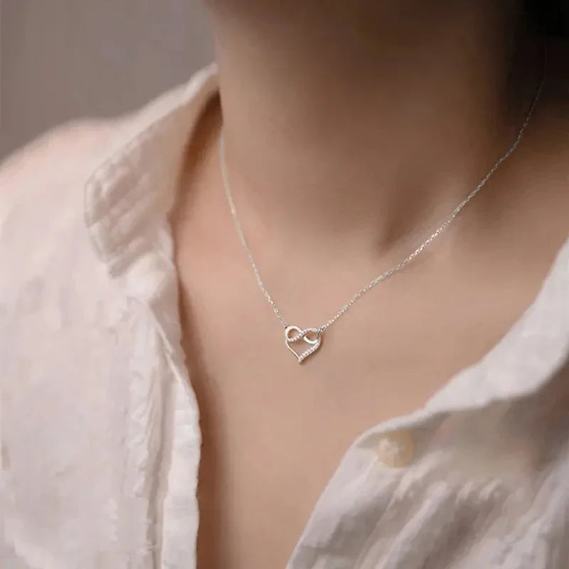 Collier Cœur Infini Signature