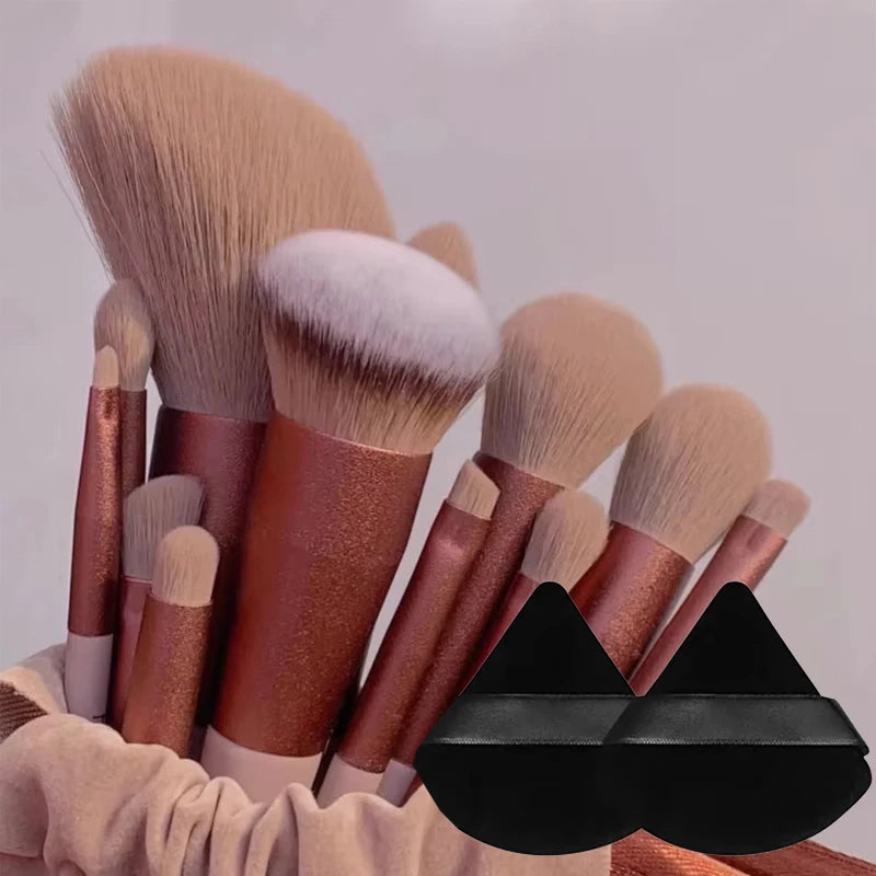 Kit de 13 Pinceaux de Maquillage Professionnelle - Application Parfaite