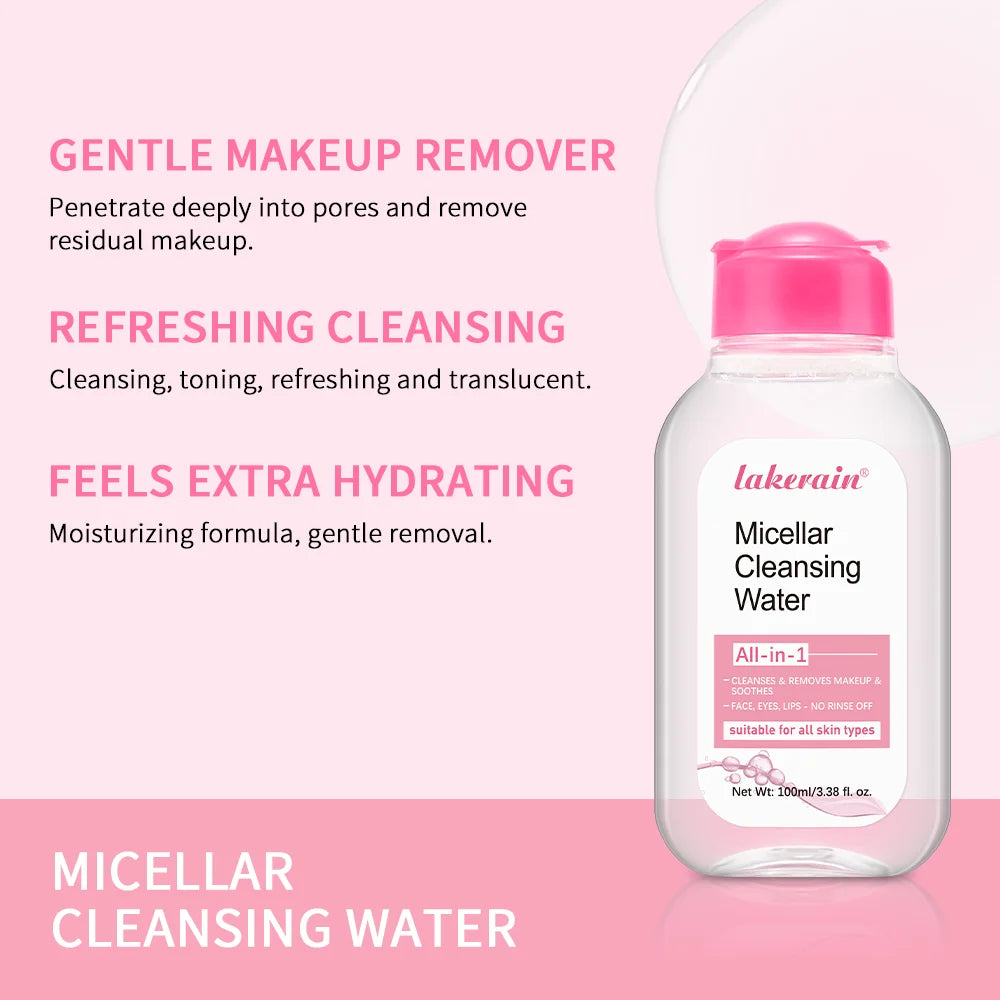 Démaquillant Micellaire Éclat & Hydratation – Nettoyage Profond du Visage 100 ml