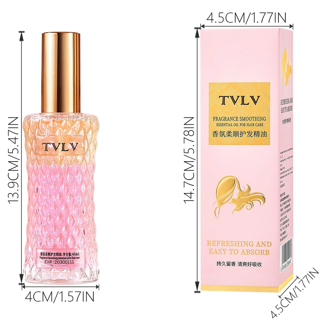 Huile Capillaire Parfumée 2-en-1 – Soin Réparateur Intensif, Nettoyage en Profondeur et Fraîcheur du Cuir Chevelu pour des Cheveux Doux, Brillants et Soyeux
