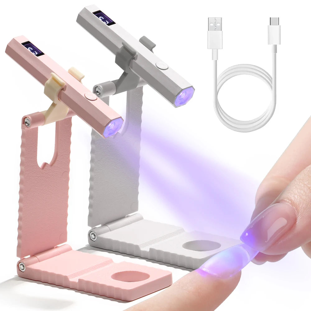 ✨ Lampe UV LED Rechargeable pour Ongles en Gel