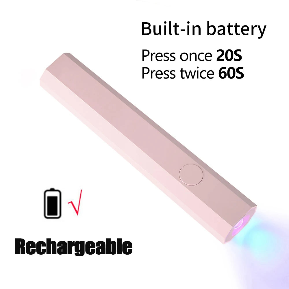 ✨ Lampe UV LED Rechargeable pour Ongles en Gel