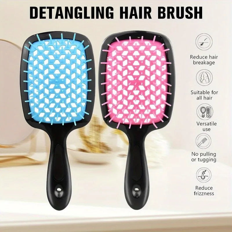 ✨ Brosse Démêlante Premium – Massage du Cuir Chevelu & Anti-Statique