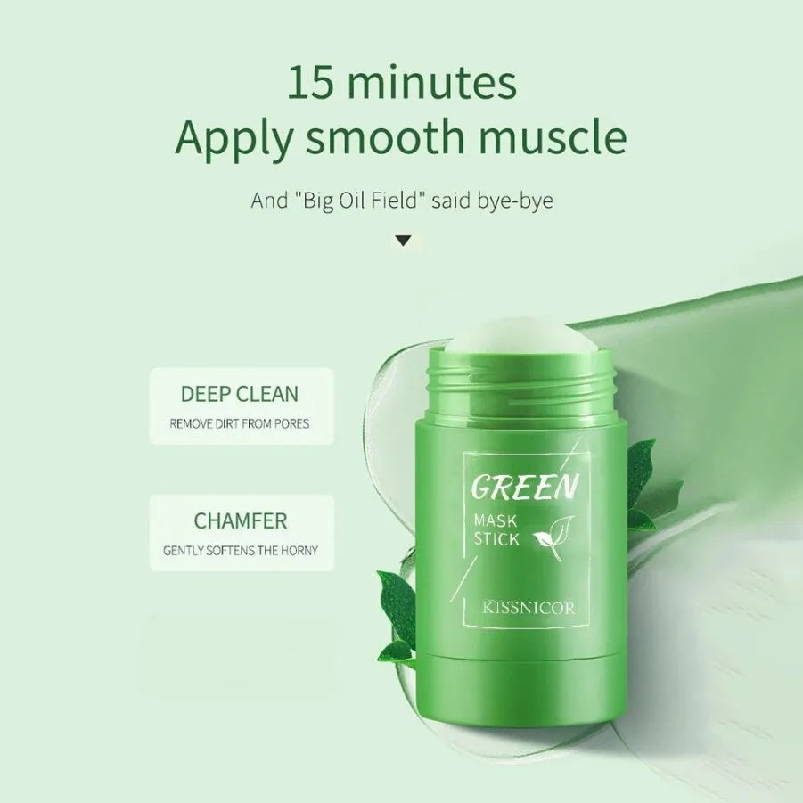 Masque Nettoyant au Thé Vert – Nettoyage Profond & Hydratation