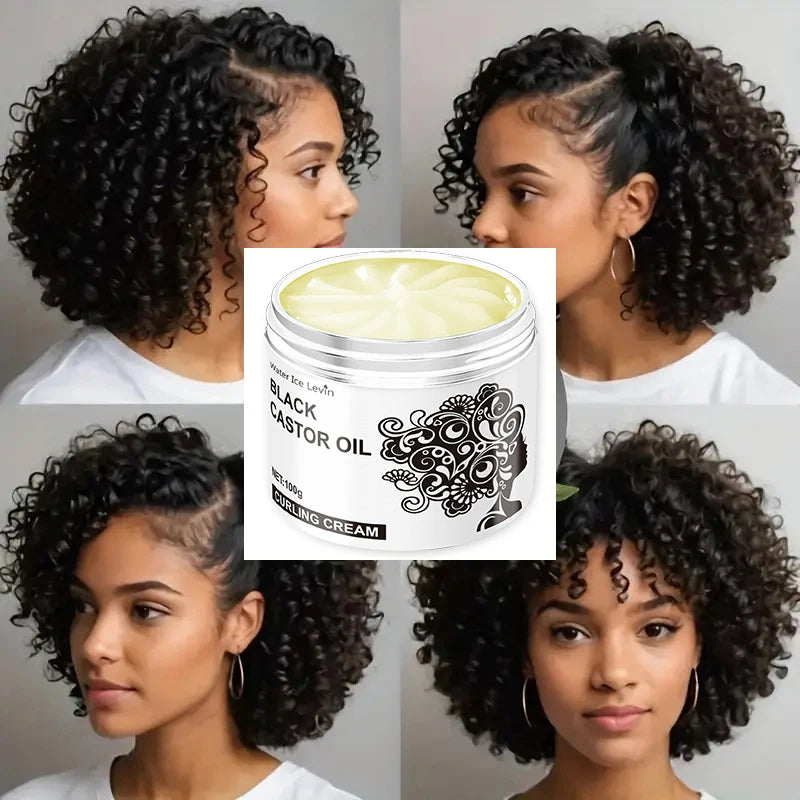 Crème Définissante pour Cheveux Bouclés Water Ice Levin – Soin Hydratant Nourrissant pour des Boucles Souples, Rebondies et Définies