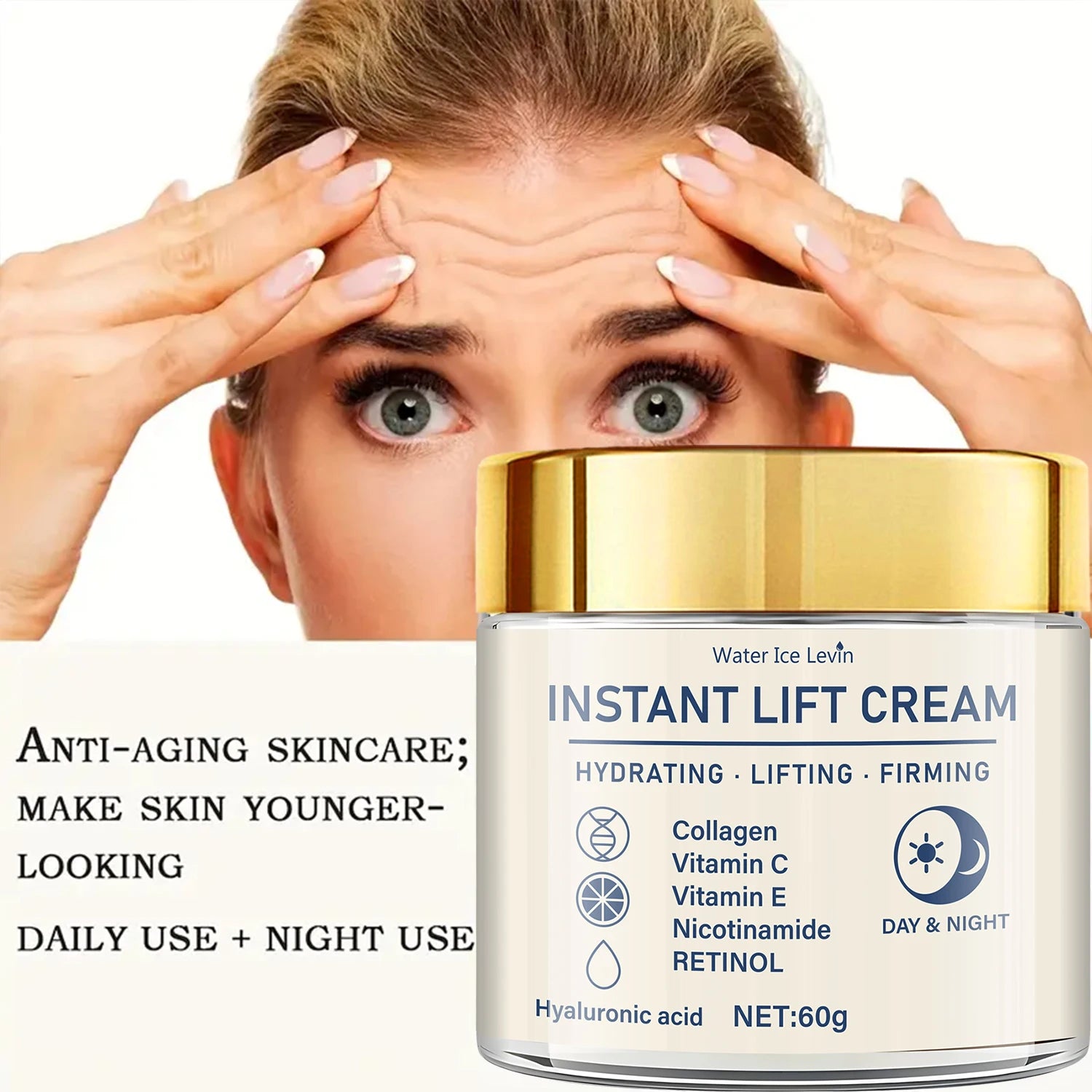 Crème Lift Jeunesse Luxe – Peau Raffermie & Éclat Naturel