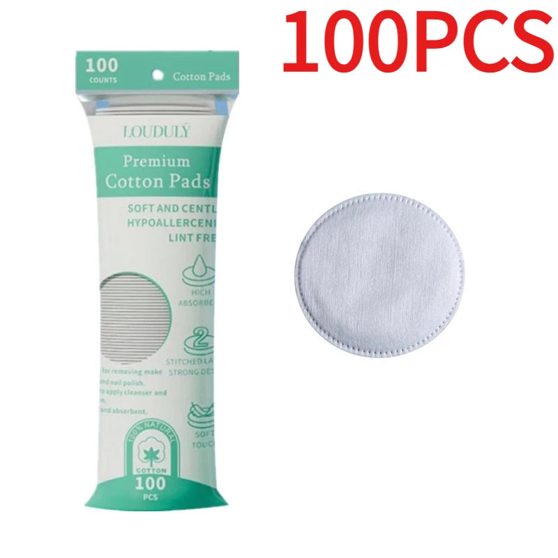Disques Démaquillants Premium Double Face – Douceur, Nettoyage du Visage & Retrait du Vernis