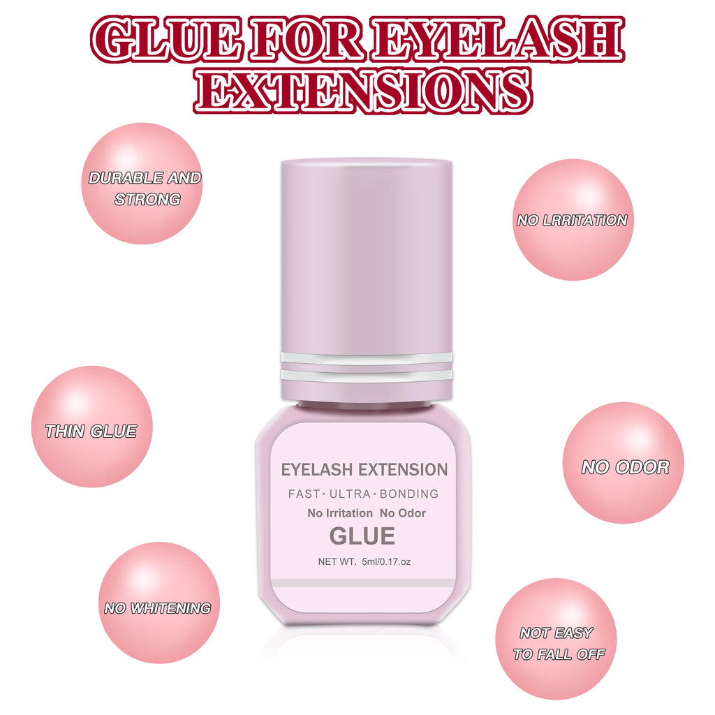 Colle Professionnelle Pour Extensions de Cils - Fixation Forte et Durable