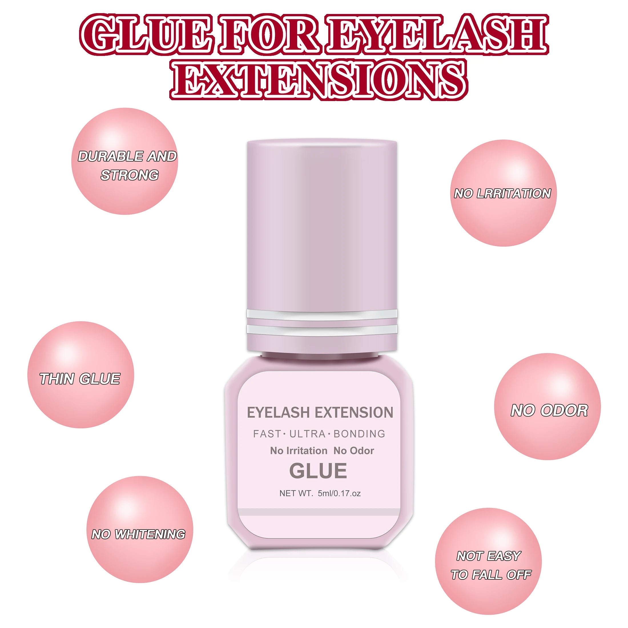 Colle Professionnelle Pour Extensions de Cils - Fixation Forte et Durable