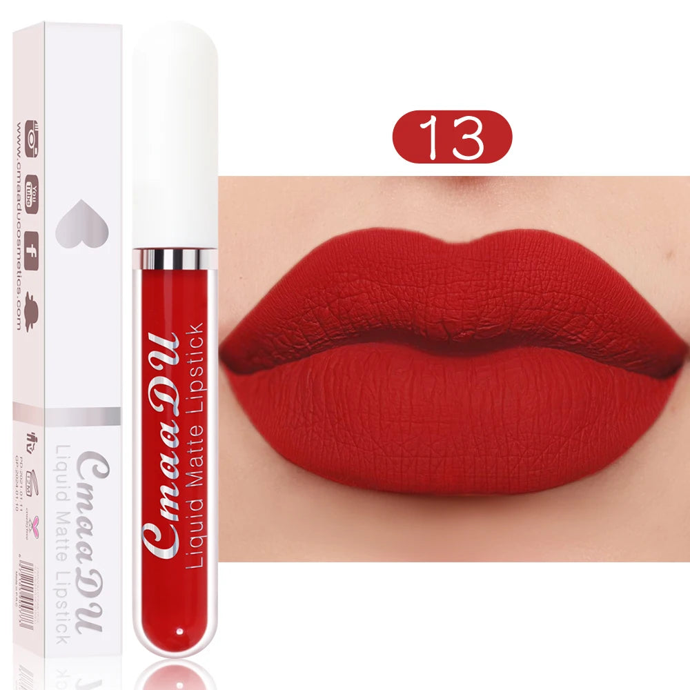 Rouge à Lèvres Liquide Mat Longue Tenue - Couleurs Intenses