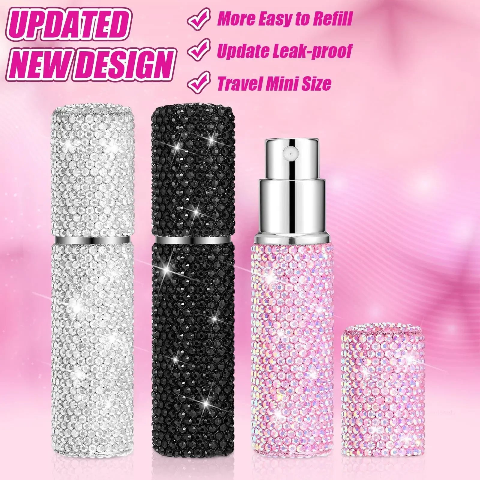 ✨ Vaporisateur de Parfum Cristal Luxe™ – Rechargeable 10 ml & Format Voyage