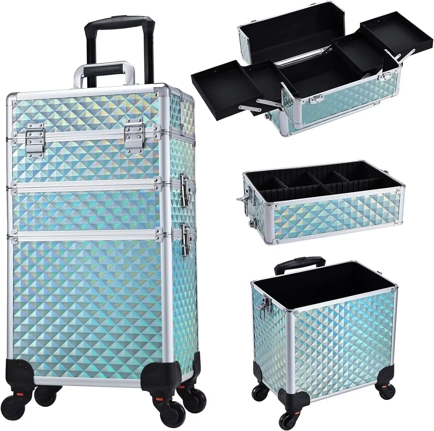 💼 Valise Professionnelle Prestige™ – Trolley Cosmétique de Luxe avec Grande Capacité