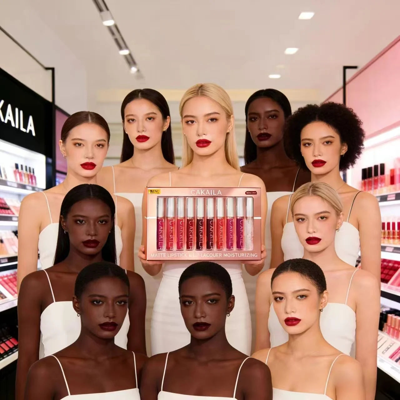 Rouge à Lèvres Liquide Mat Longue Tenue - Couleurs Intenses et Waterproof
