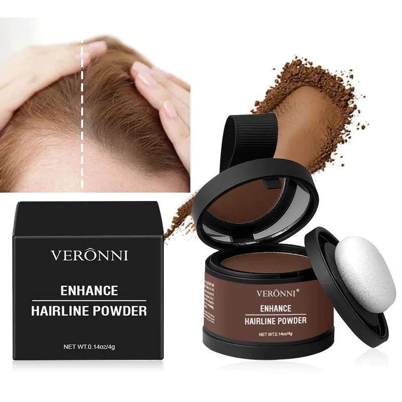 HairFill Pro™ | Poudre Correctrice Racines & Effet Chevelure Dense