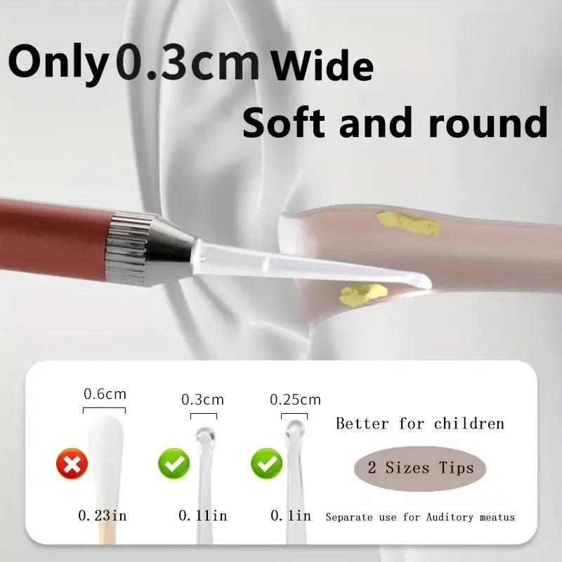 👂 EarGlow Pro™ – Cure-Oreille Lumineux Haute Précision