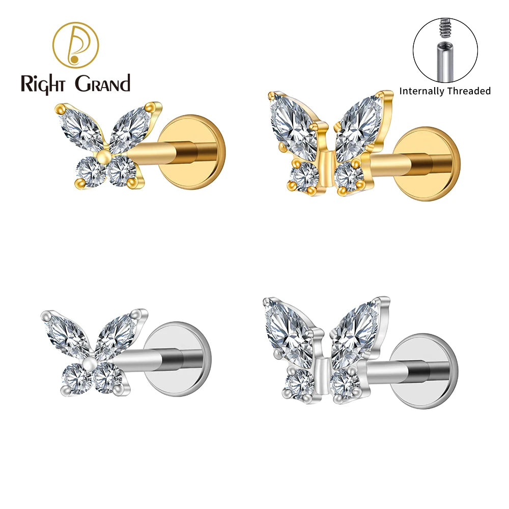 Papillon Prestige™ – Bijou de Piercing Haute Finition