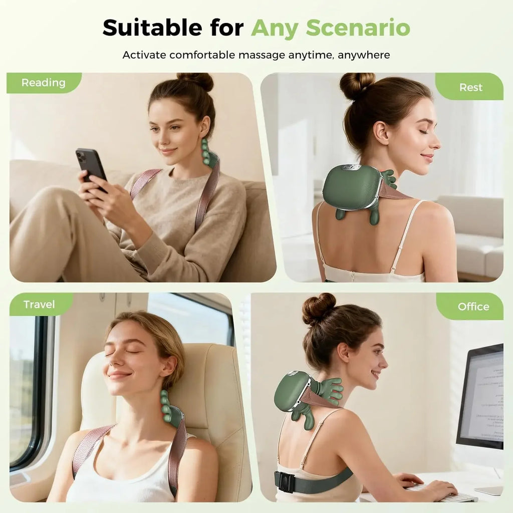 Appareil de Massage Shiatsu Pour la Nuque et Les Epaules - Soulagement des Douleurs