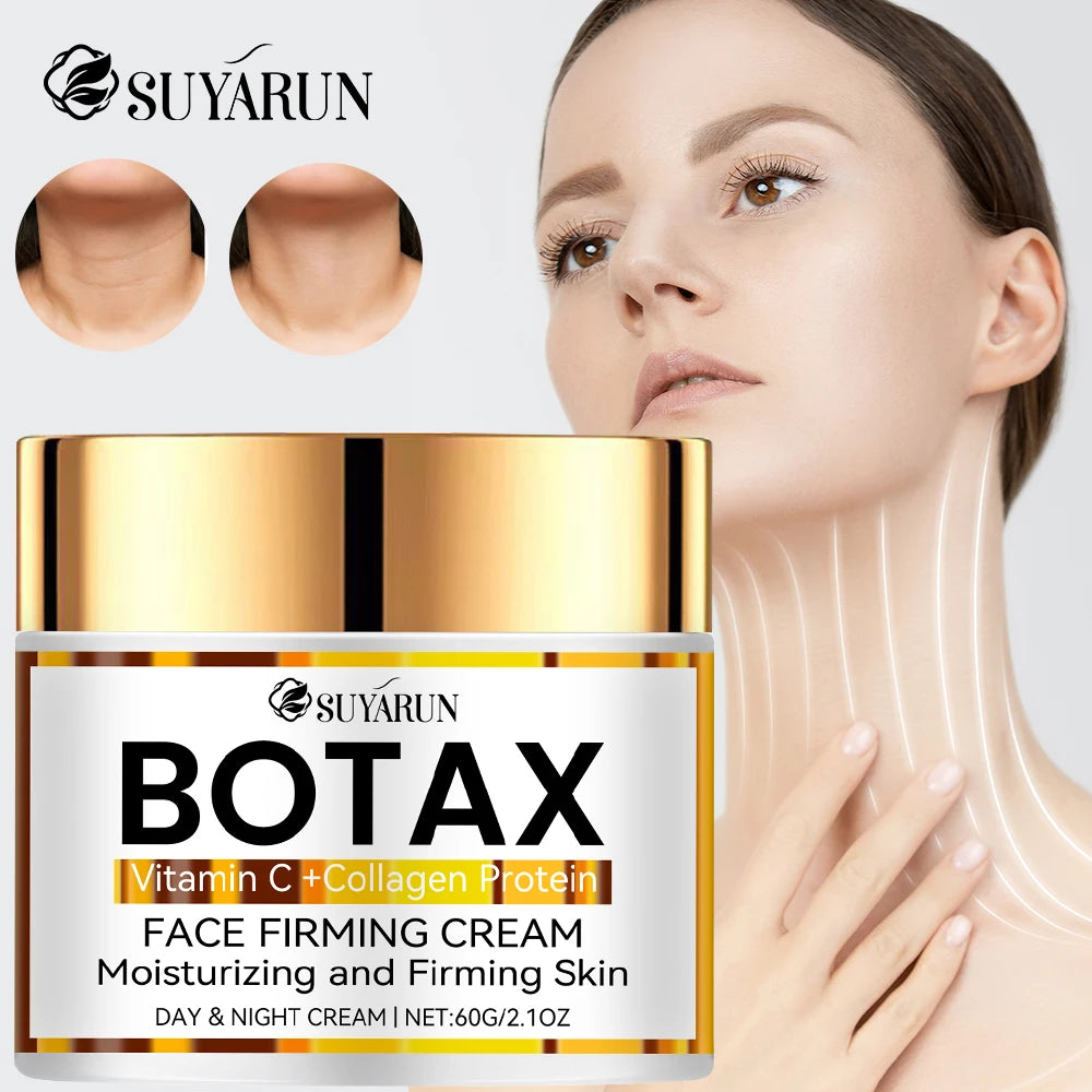 Crème Visage Effet Botox – Soin Anti-Rides Raffermissant & Hydratant Jour et Nuit