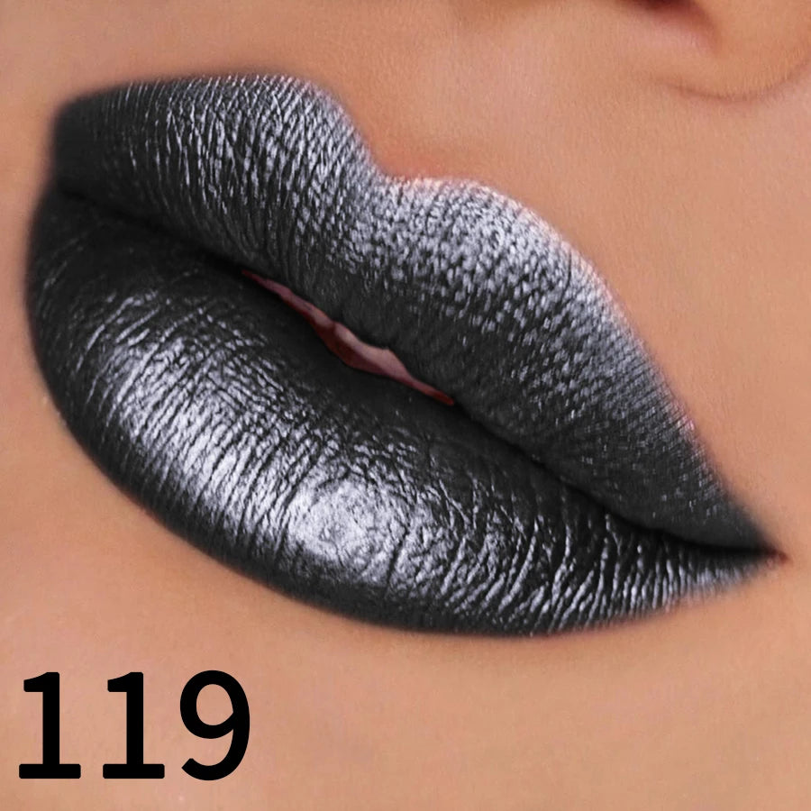 Rouge à Lèvres Métallique Hydratant – Brillance Intense & Couleur Vibrante