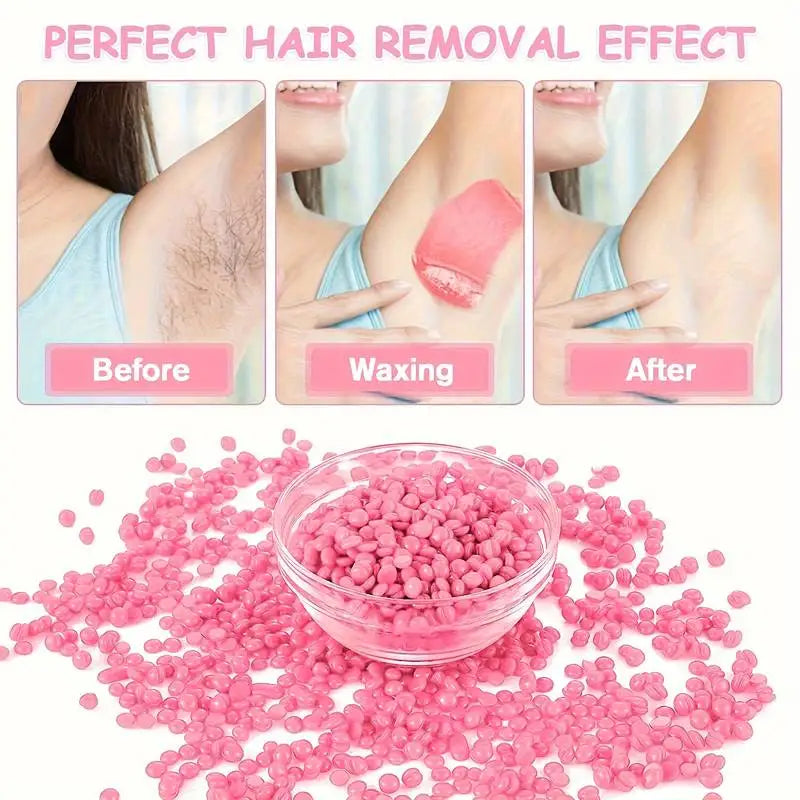 AquaWax Elite™ | Perles de Cire Premium 50 g – Épilation Professionnelle Longue Durée