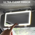 ✨ Miroir de Maquillage LED HD Premium – Rechargeable USB, Éclairage Naturel & Fixation Universelle pour Voiture
