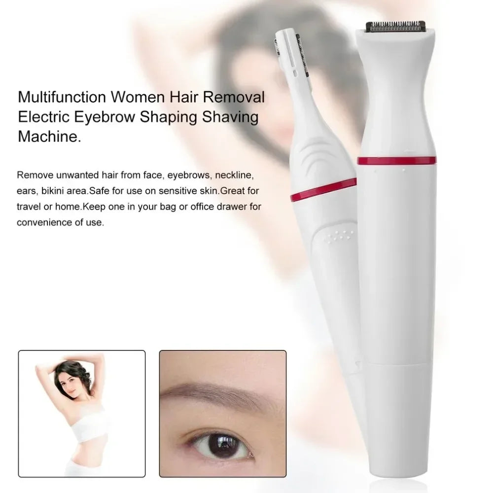👑 BeautyPrecision Pro™ | Kit Épilateur Électrique 5-en-1 Premium – Visage, Sourcils, Maillot & Corps ✨💎
