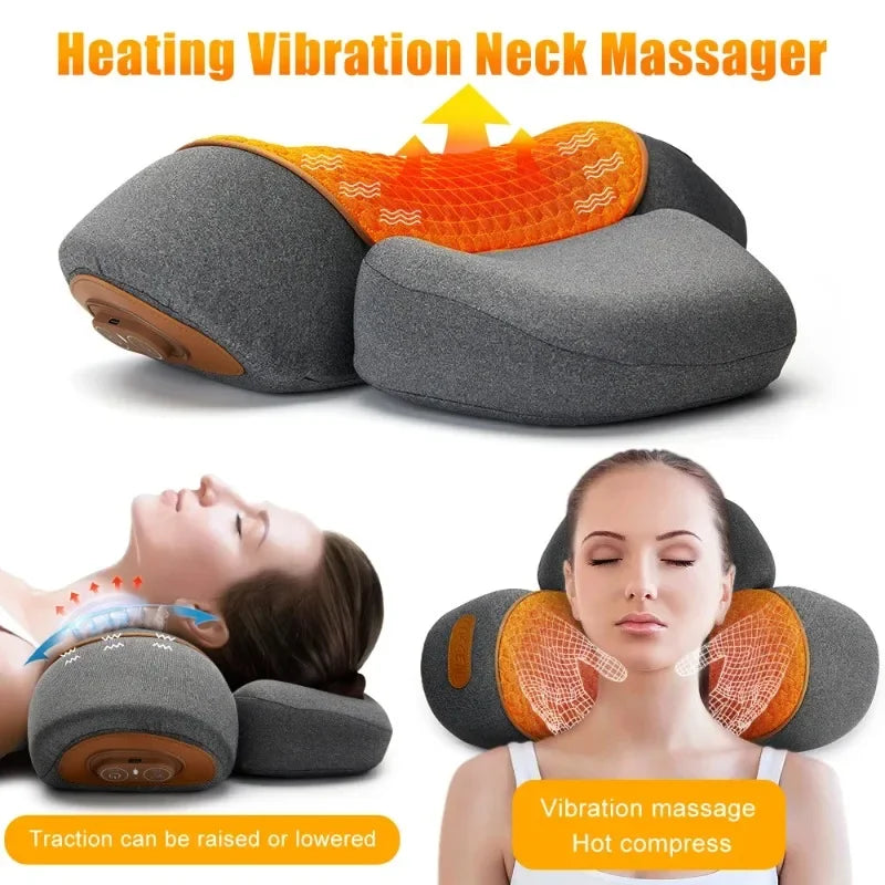 ✨ NeckTherapy Elite™ | Oreiller Massant Cervical Chauffant