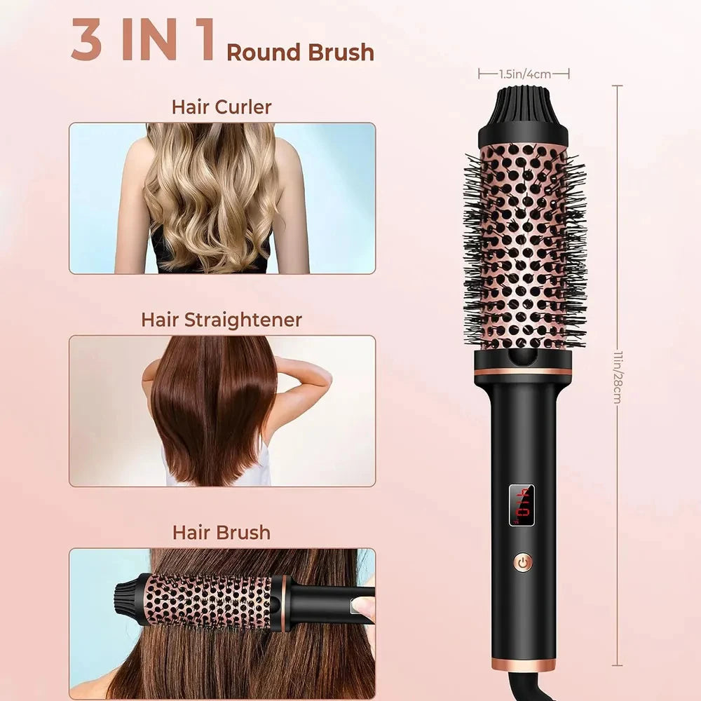 AirStyler Signature™ 3-en-1 – Brosse Chauffante Professionnelle Haute Performance