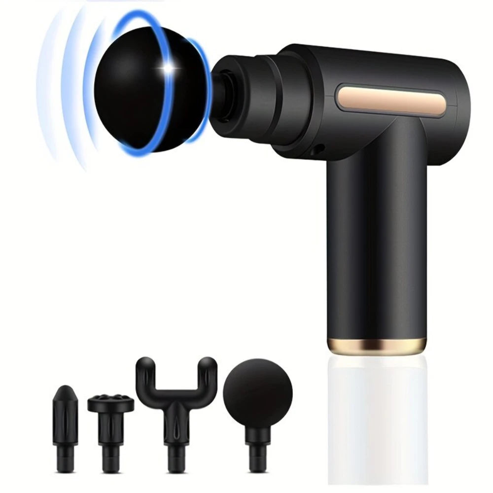✨ Pistolet de Massage Musculaire Rechargeable – Relaxation Profonde & Récupération Sportive