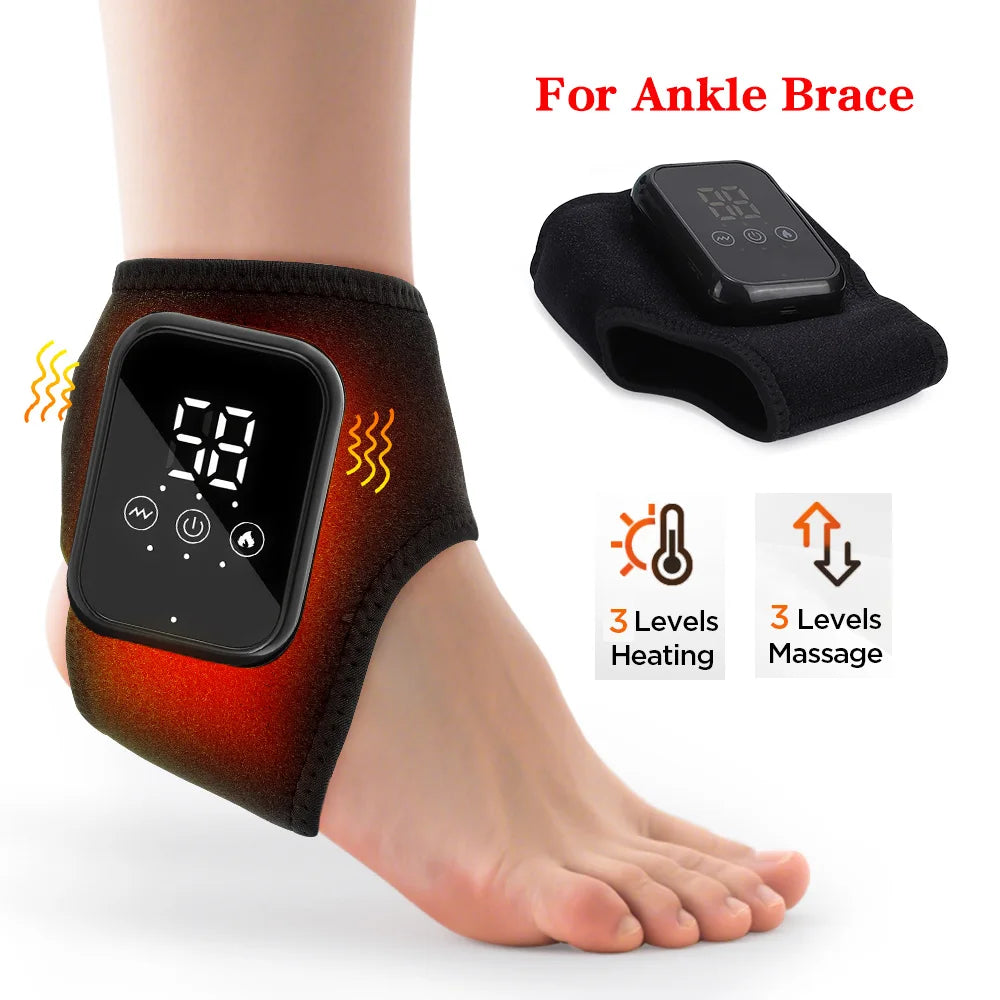 Signature ThermoFlex™ – Bracelet de Massage Chauffant Rechargeable pour Poignet, Main et Cheville