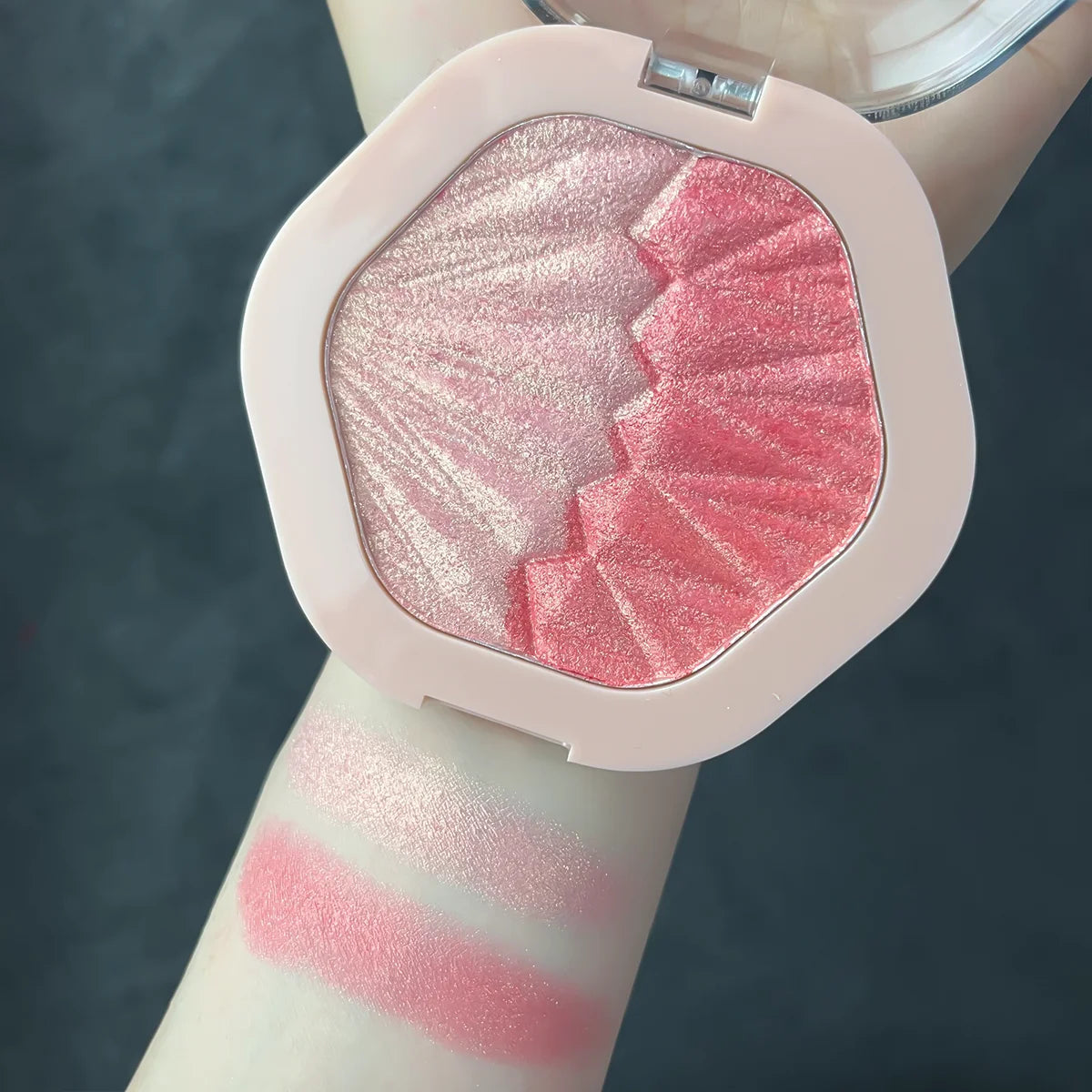 Palette Duo Éclat Luxe ✨ | Blush & Contouring Crème Haute Pigmentation