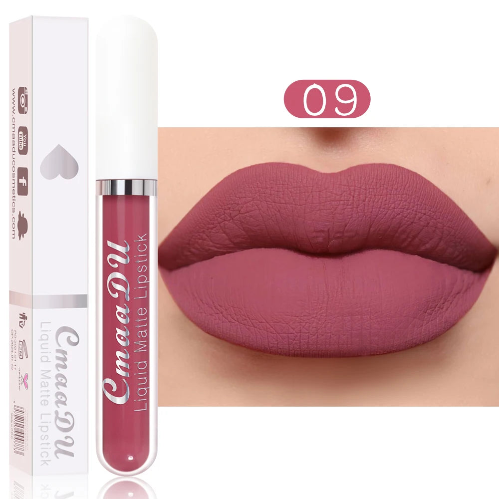 Rouge à Lèvres Liquide Mat Longue Tenue - Couleurs Intenses