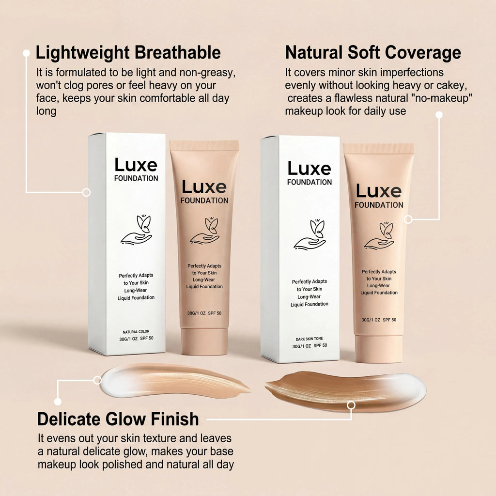 Fond de Teint Haute Perfection SPF 50 – Teint Unifié & Couvrance Naturelle