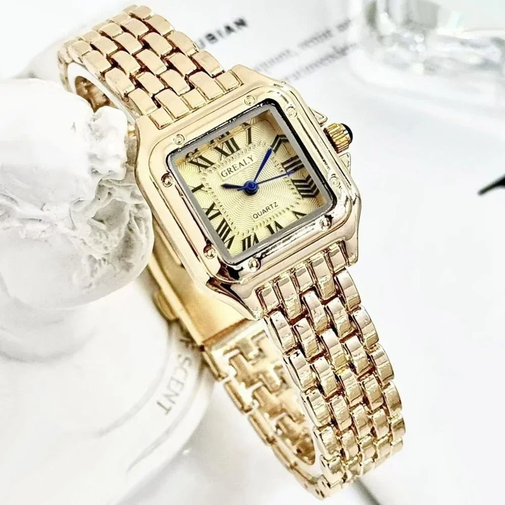 Montre Femme Éclat Impérial – Acier & Cristaux Raffinés