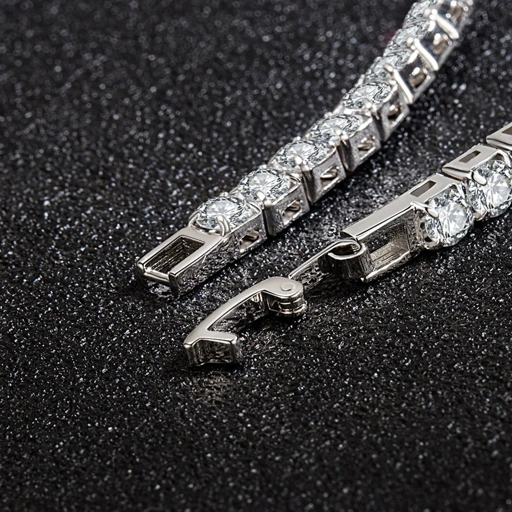 Bracelet Royal Brillance en Argent Sterling S925